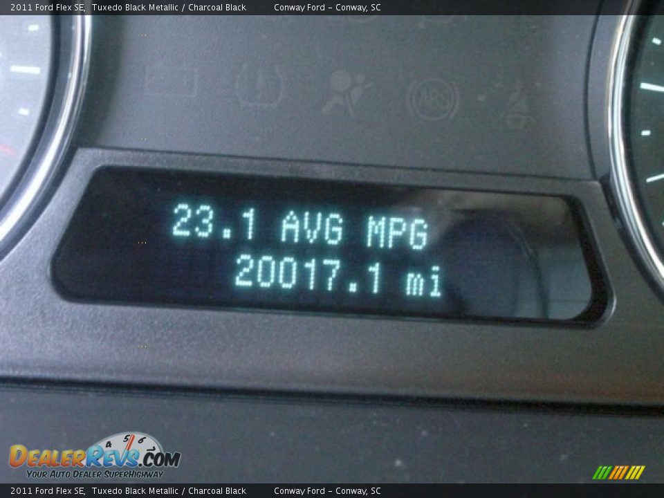 2011 Ford Flex SE Tuxedo Black Metallic / Charcoal Black Photo #27