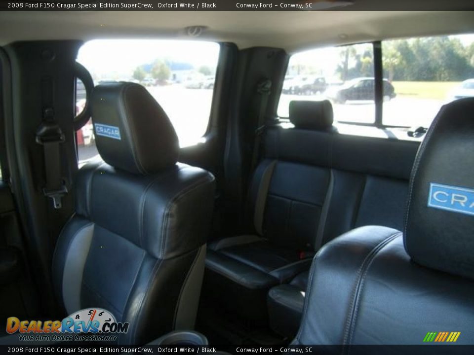 Black Interior - 2008 Ford F150 Cragar Special Edition SuperCrew Photo #24