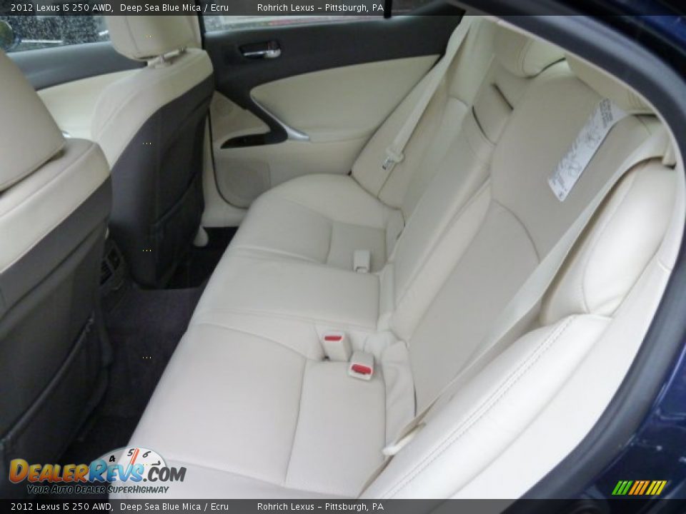 Ecru Interior - 2012 Lexus IS 250 AWD Photo #11