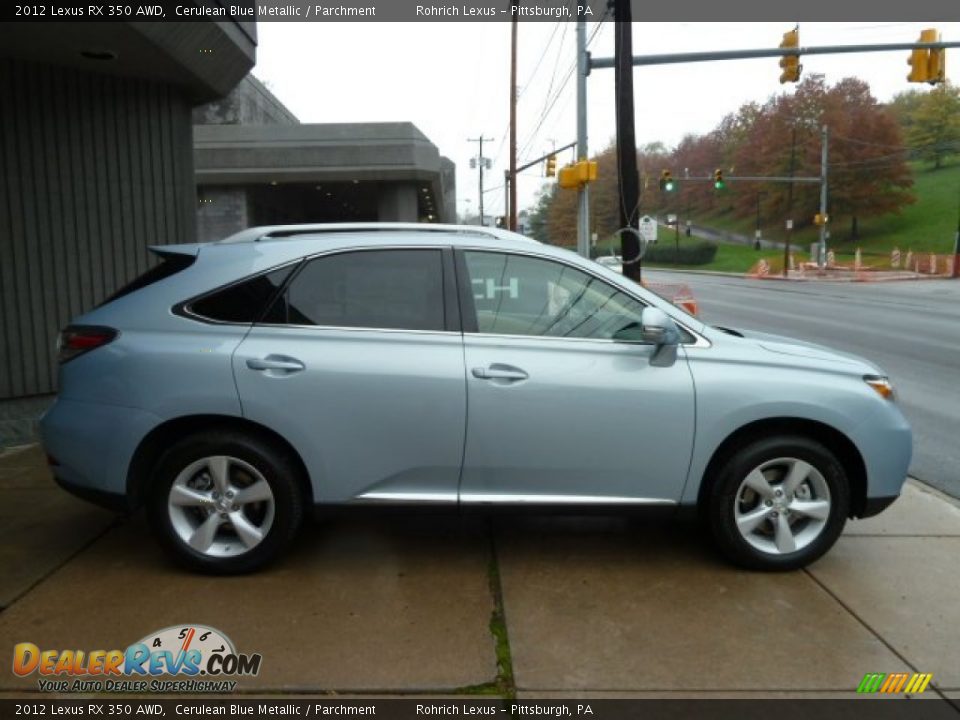 Cerulean Blue Metallic 2012 Lexus RX 350 AWD Photo #5