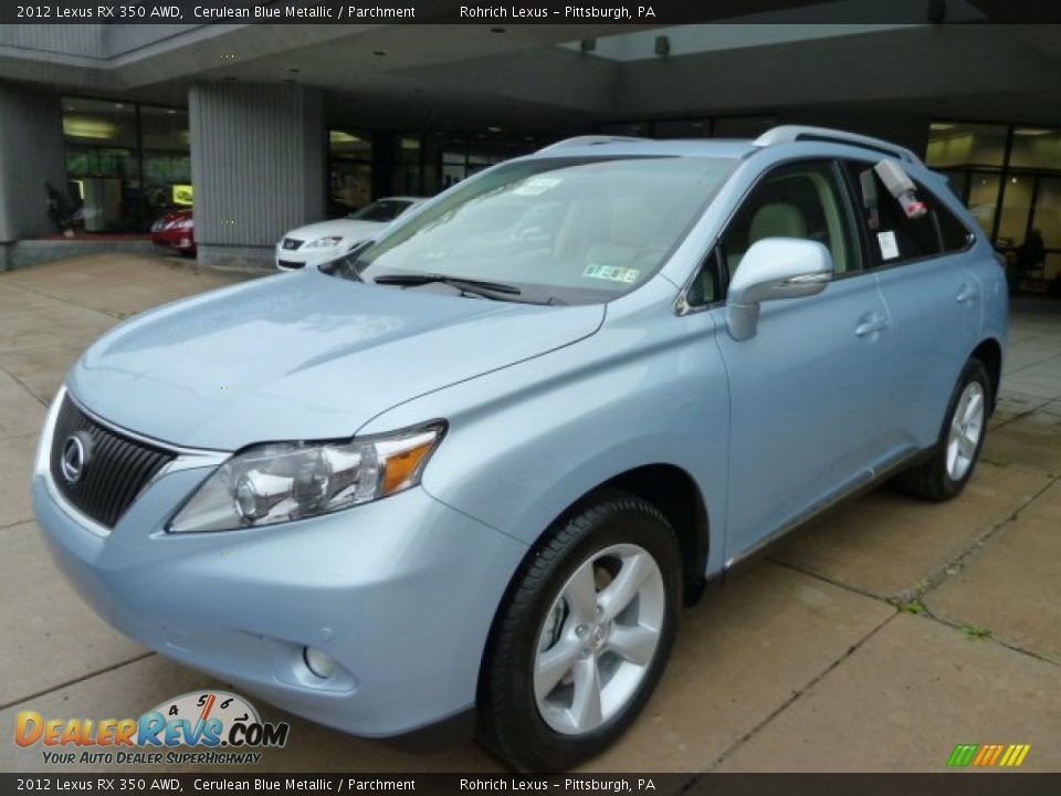 Front 3/4 View of 2012 Lexus RX 350 AWD Photo #8