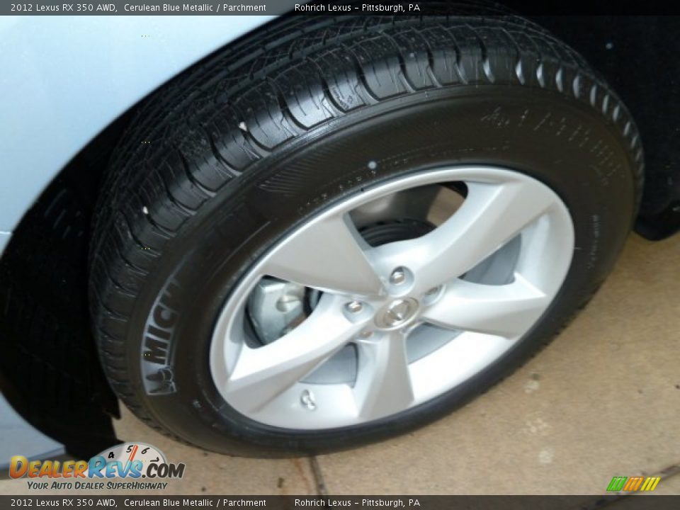 2012 Lexus RX 350 AWD Wheel Photo #9