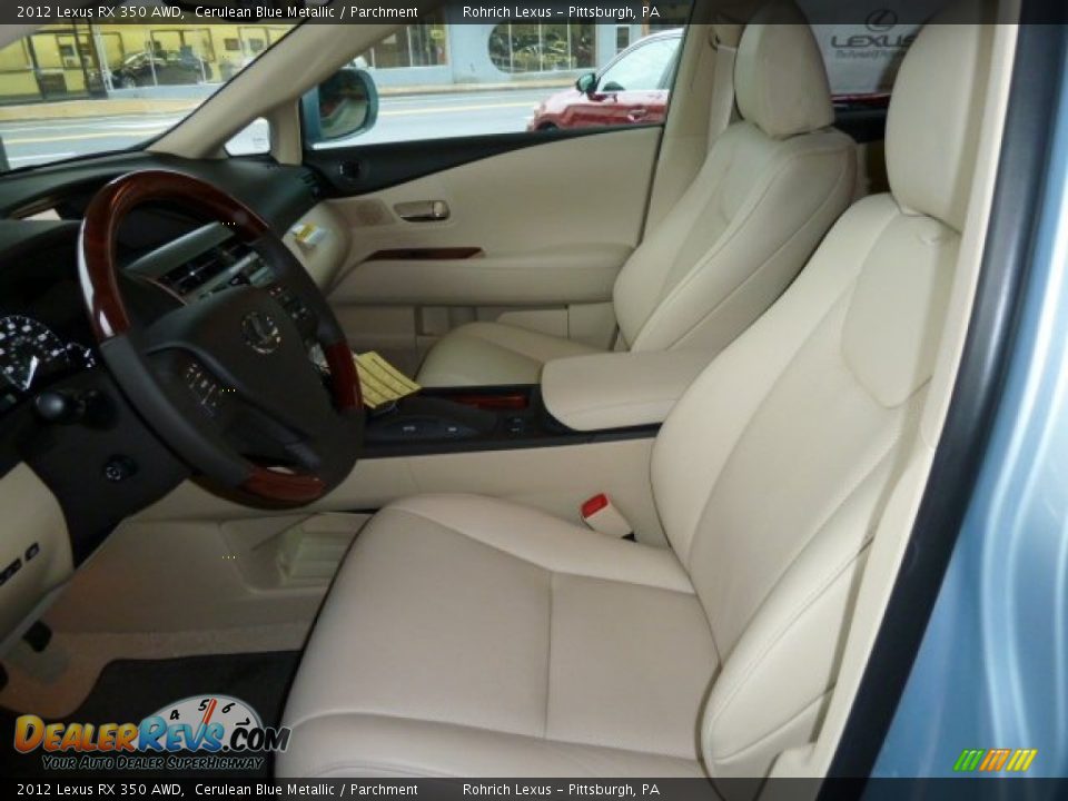 Parchment Interior - 2012 Lexus RX 350 AWD Photo #10