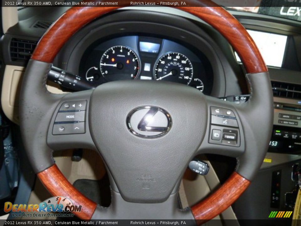 2012 Lexus RX 350 AWD Steering Wheel Photo #17