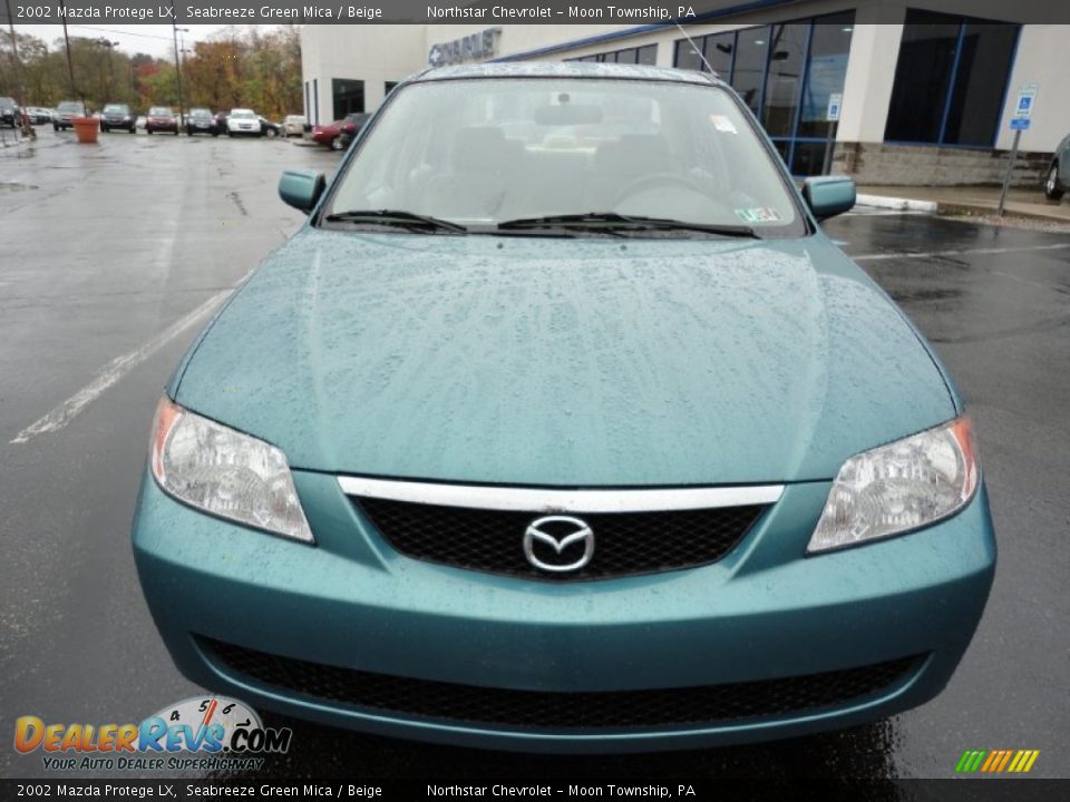 2002 Mazda Protege LX Seabreeze Green Mica / Beige Photo #2
