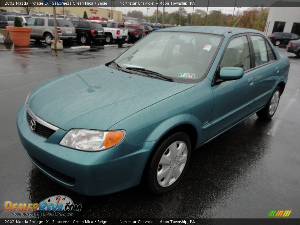 Front 3/4 View of 2002 Mazda Protege LX Photo #3