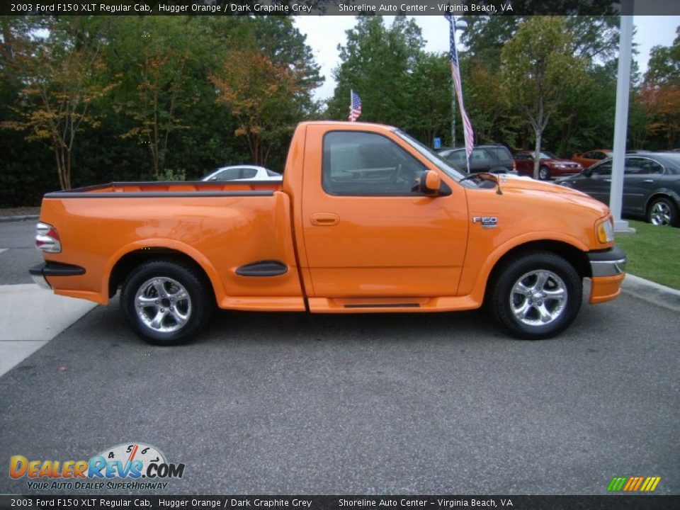 Hugger Orange 2003 Ford F150 XLT Regular Cab Photo #4