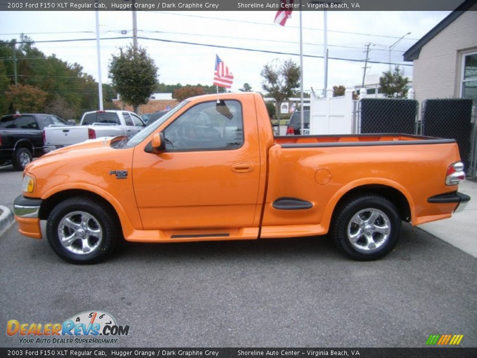 Hugger Orange 2003 Ford F150 XLT Regular Cab Photo #8