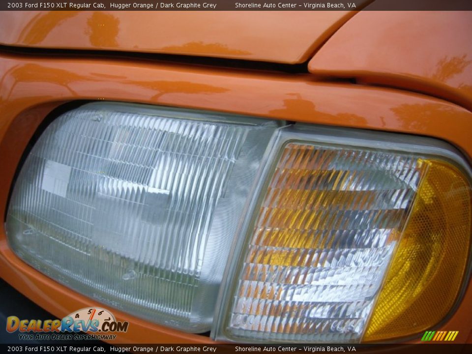 2003 Ford F150 XLT Regular Cab Hugger Orange / Dark Graphite Grey Photo #10