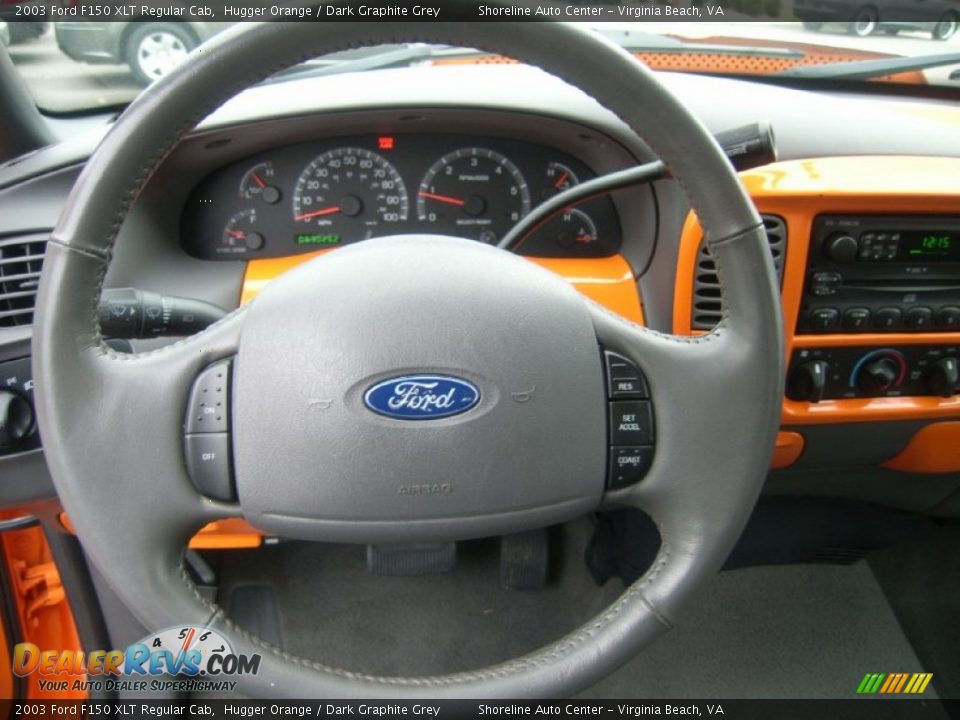 2003 Ford F150 XLT Regular Cab Steering Wheel Photo #18