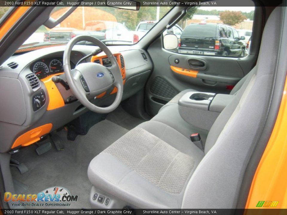 Dark Graphite Grey Interior - 2003 Ford F150 XLT Regular Cab Photo #19