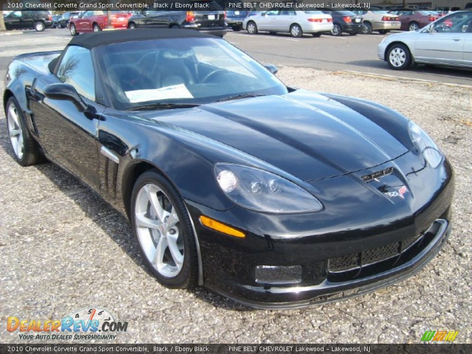 2010 Chevrolet Corvette Grand Sport Convertible Black / Ebony Black Photo #3