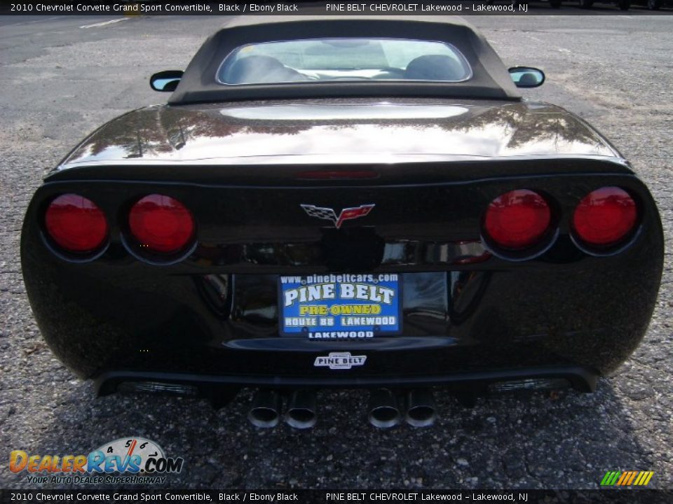 2010 Chevrolet Corvette Grand Sport Convertible Black / Ebony Black Photo #5