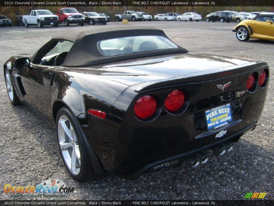 2010 Chevrolet Corvette Grand Sport Convertible Black / Ebony Black Photo #6