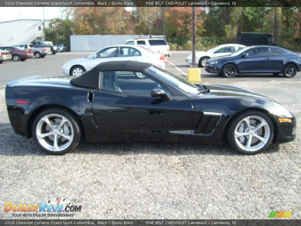 Black 2010 Chevrolet Corvette Grand Sport Convertible Photo #7