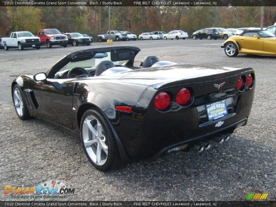 2010 Chevrolet Corvette Grand Sport Convertible Black / Ebony Black Photo #12