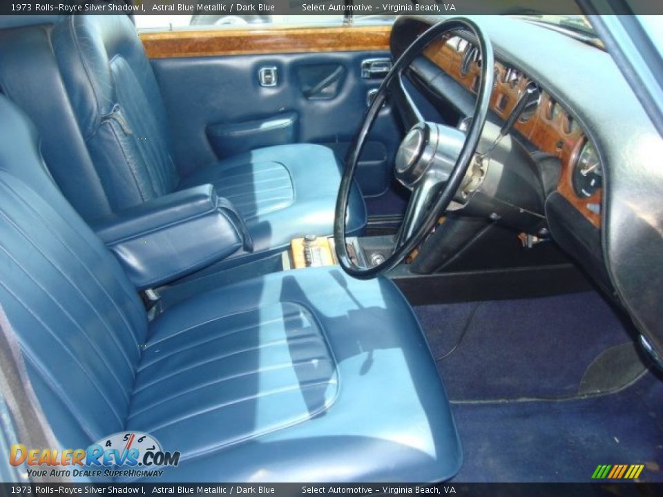 Dark Blue Interior 1973 Rolls Royce Silver Shadow I Photo