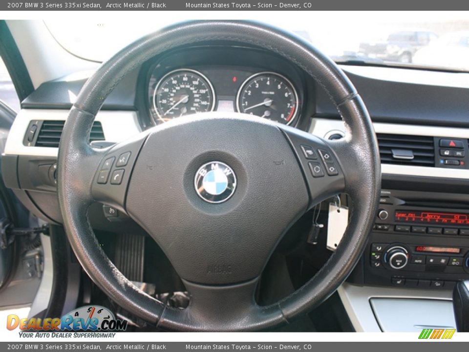 2007 BMW 3 Series 335xi Sedan Arctic Metallic / Black Photo #8