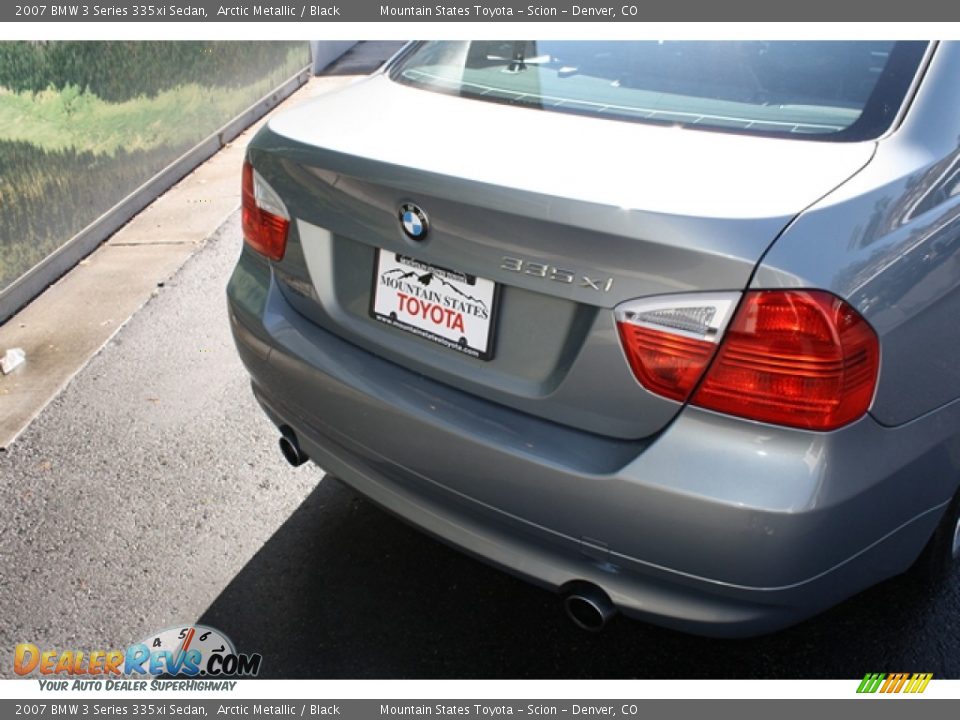 2007 BMW 3 Series 335xi Sedan Arctic Metallic / Black Photo #13