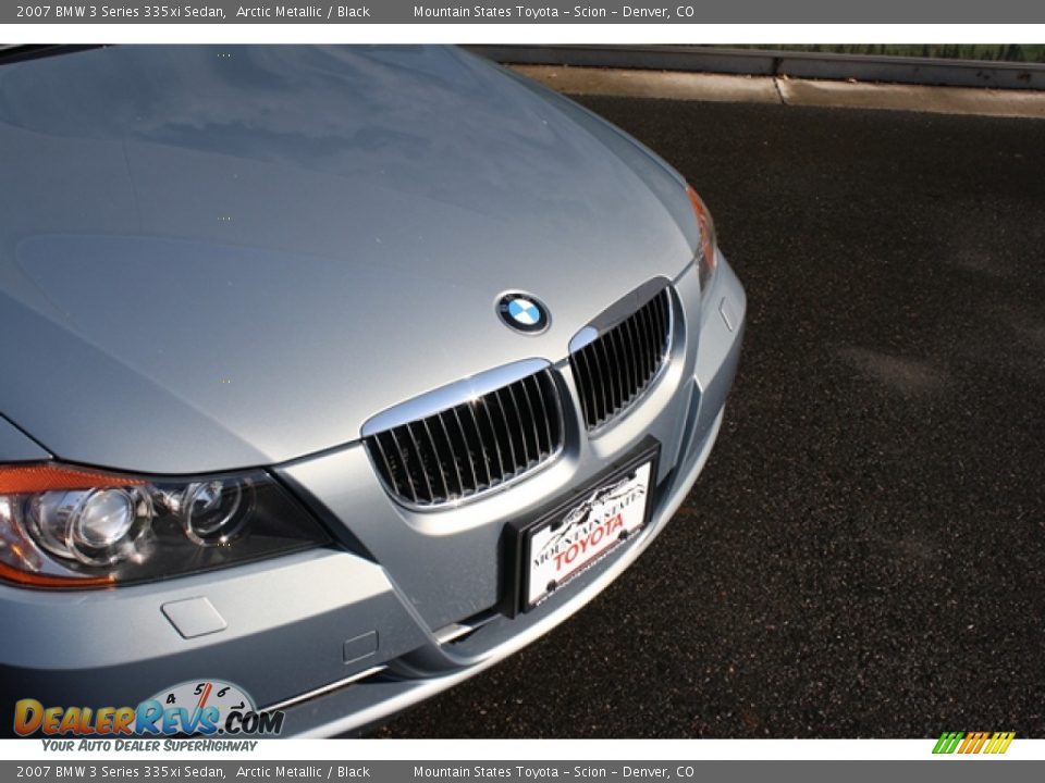 2007 BMW 3 Series 335xi Sedan Arctic Metallic / Black Photo #15