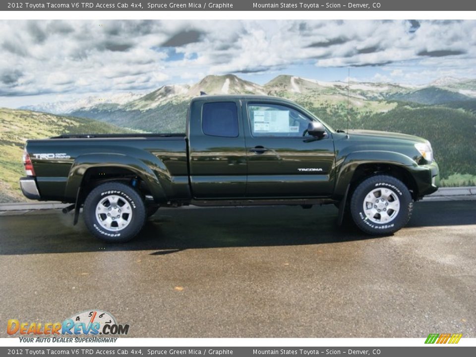 spruce green mica toyota tacoma #1