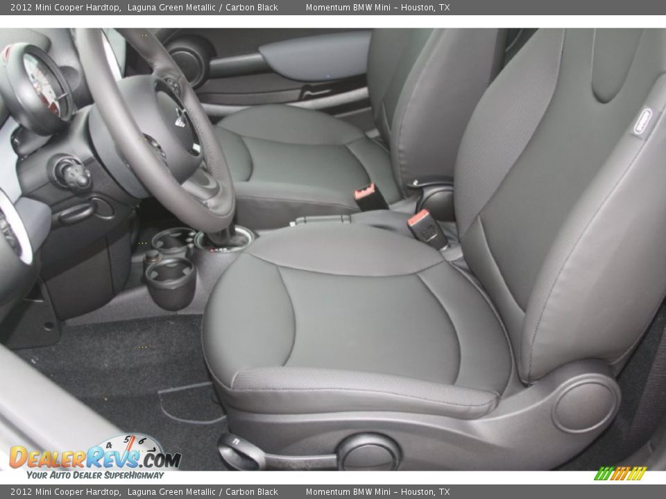 Carbon Black Interior - 2012 Mini Cooper Hardtop Photo #10