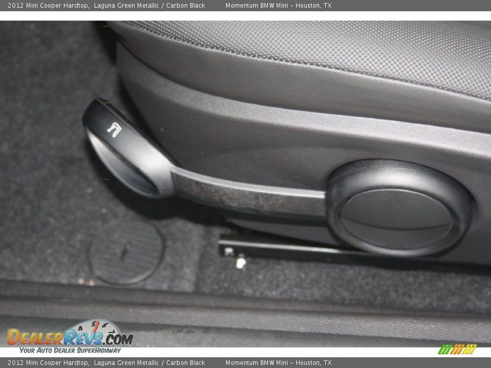 2012 Mini Cooper Hardtop Laguna Green Metallic / Carbon Black Photo #13