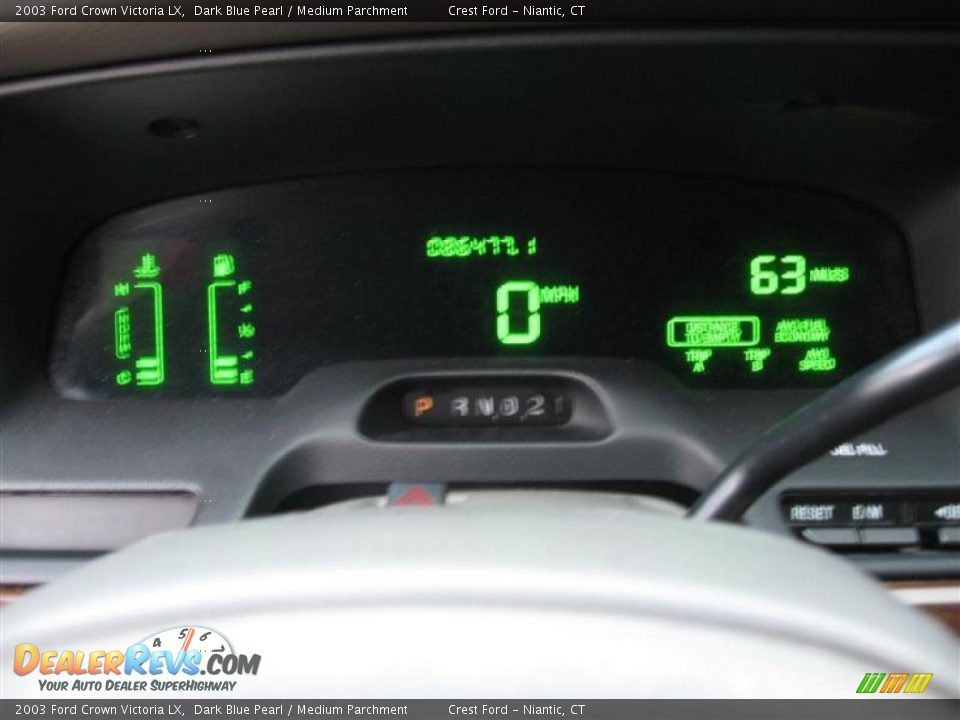 2003 Ford Crown Victoria LX Gauges Photo #13
