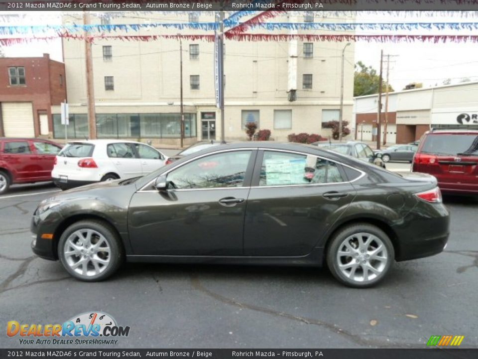 2012 Mazda MAZDA6 s Grand Touring Sedan Autumn Bronze / Beige Photo #2