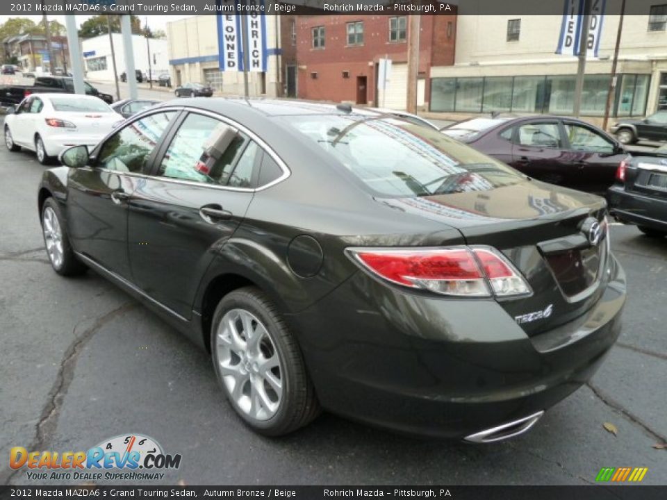 2012 Mazda MAZDA6 s Grand Touring Sedan Autumn Bronze / Beige Photo #3