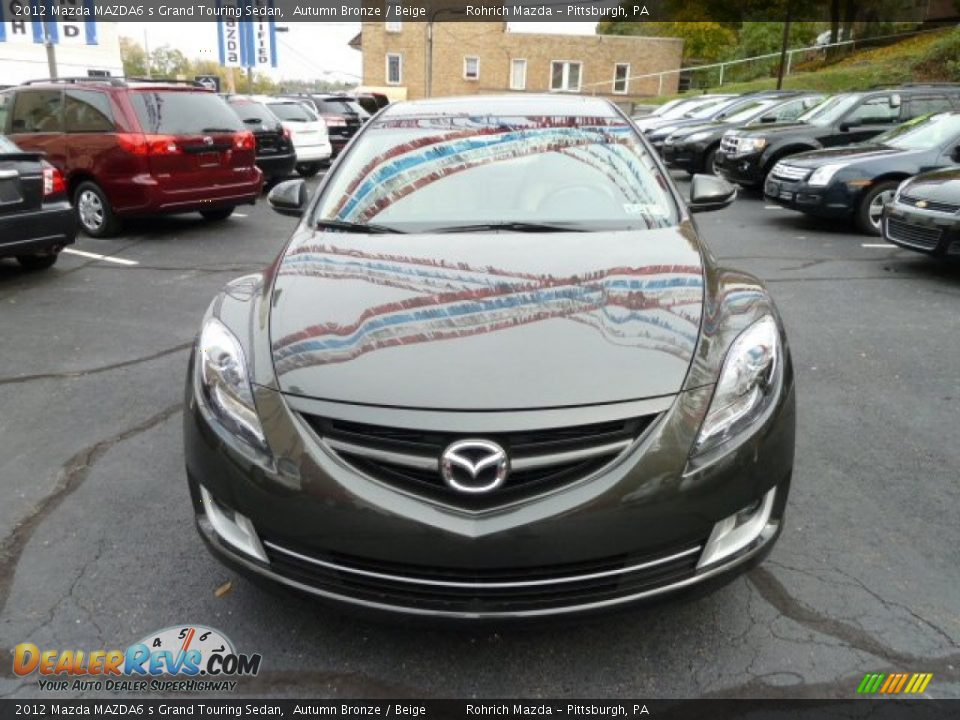 2012 Mazda MAZDA6 s Grand Touring Sedan Autumn Bronze / Beige Photo #8