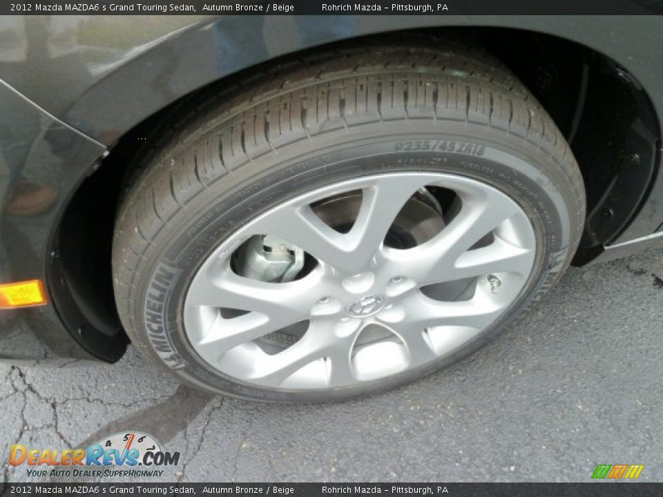 2012 Mazda MAZDA6 s Grand Touring Sedan Autumn Bronze / Beige Photo #9