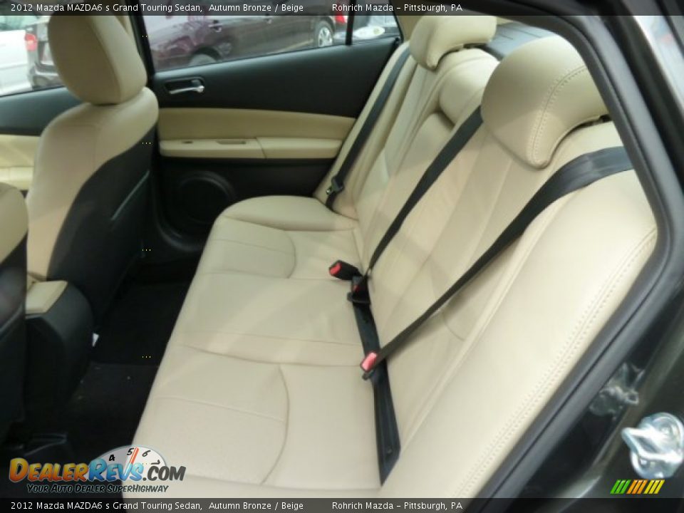 2012 Mazda MAZDA6 s Grand Touring Sedan Autumn Bronze / Beige Photo #11