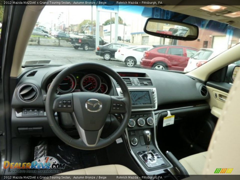Dashboard of 2012 Mazda MAZDA6 s Grand Touring Sedan Photo #12