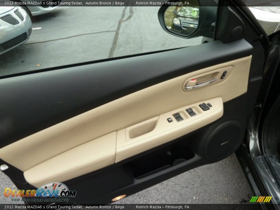 2012 Mazda MAZDA6 s Grand Touring Sedan Autumn Bronze / Beige Photo #13