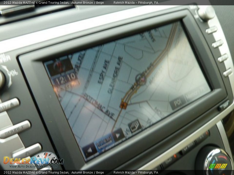 2012 Mazda MAZDA6 s Grand Touring Sedan Autumn Bronze / Beige Photo #16