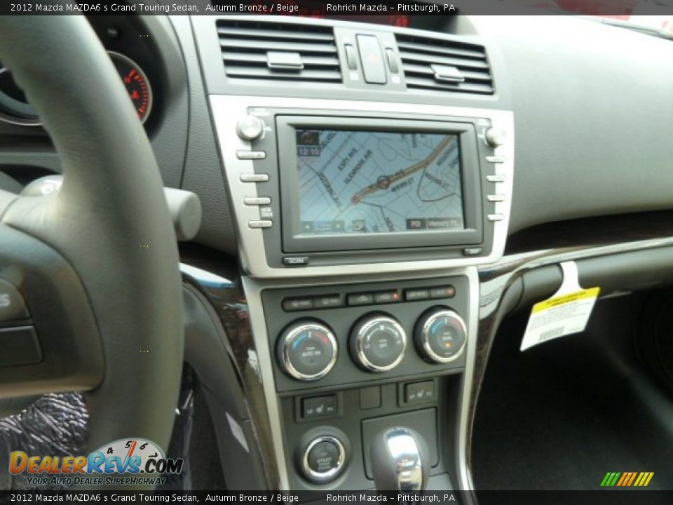 2012 Mazda MAZDA6 s Grand Touring Sedan Autumn Bronze / Beige Photo #18