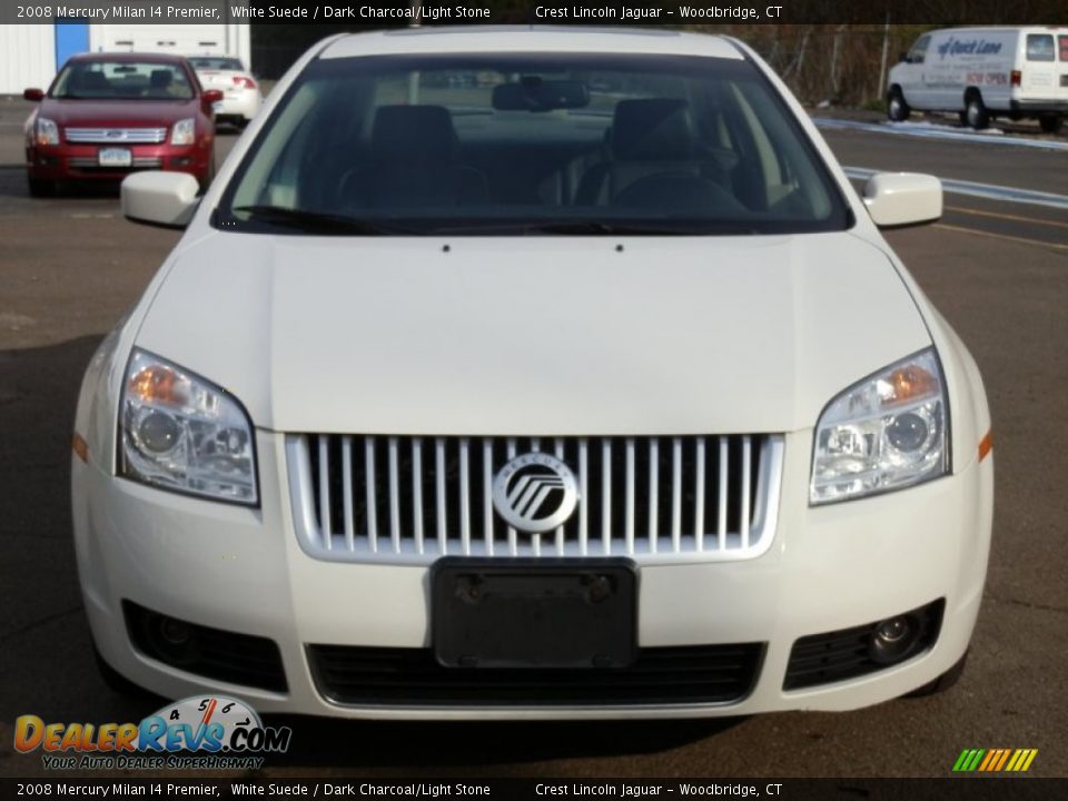 2008 Mercury Milan I4 Premier White Suede / Dark Charcoal/Light Stone Photo #3