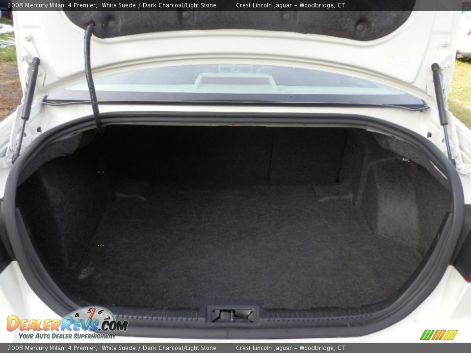 2008 Mercury Milan I4 Premier White Suede / Dark Charcoal/Light Stone Photo #8