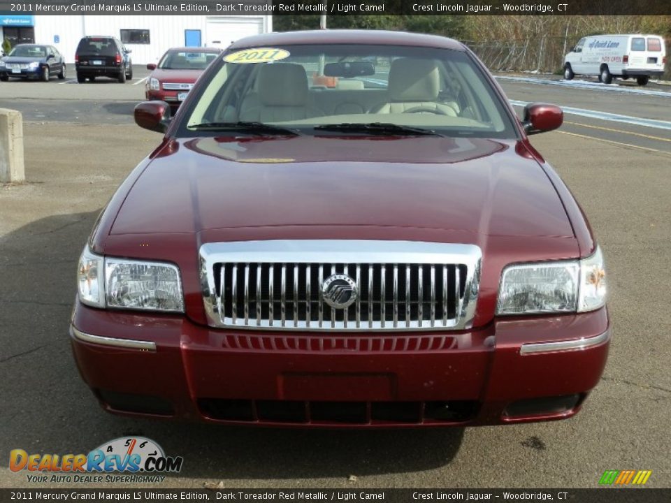 2011 Mercury Grand Marquis LS Ultimate Edition Dark Toreador Red Metallic / Light Camel Photo #3