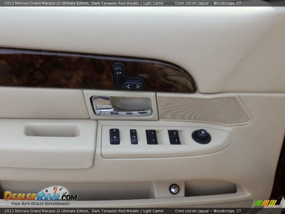 2011 Mercury Grand Marquis LS Ultimate Edition Dark Toreador Red Metallic / Light Camel Photo #13