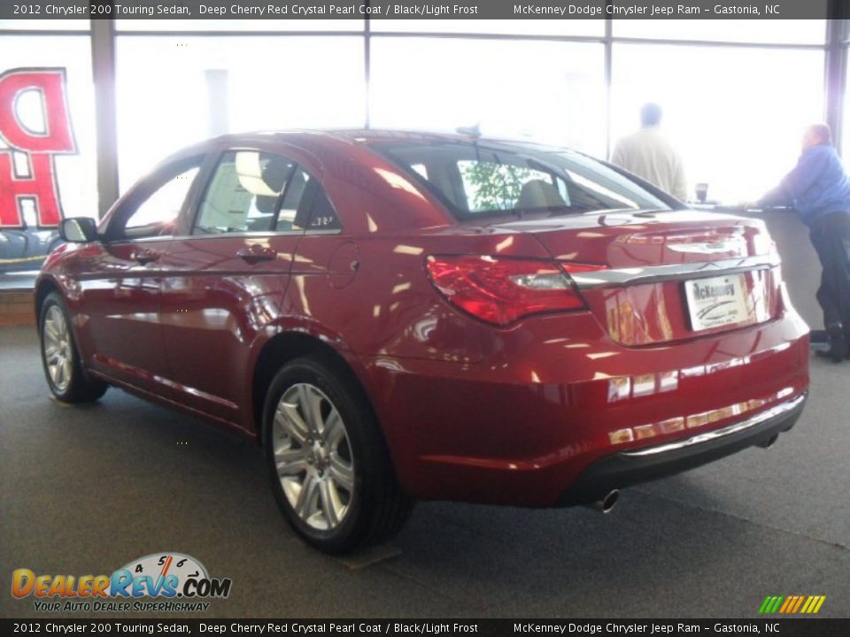 2012 Chrysler 200 Touring Sedan Deep Cherry Red Crystal Pearl Coat / Black/Light Frost Photo #2