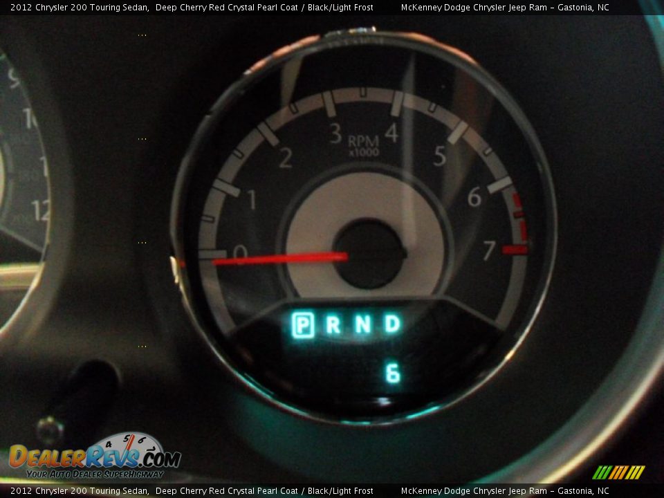 2012 Chrysler 200 Touring Sedan Deep Cherry Red Crystal Pearl Coat / Black/Light Frost Photo #12