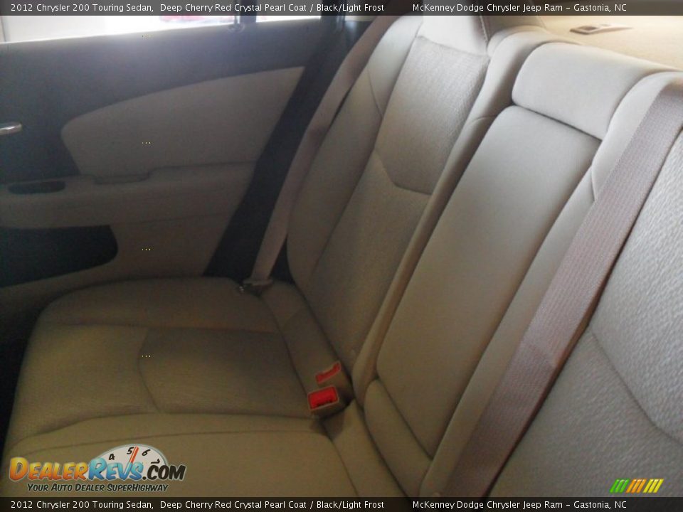 2012 Chrysler 200 Touring Sedan Deep Cherry Red Crystal Pearl Coat / Black/Light Frost Photo #15