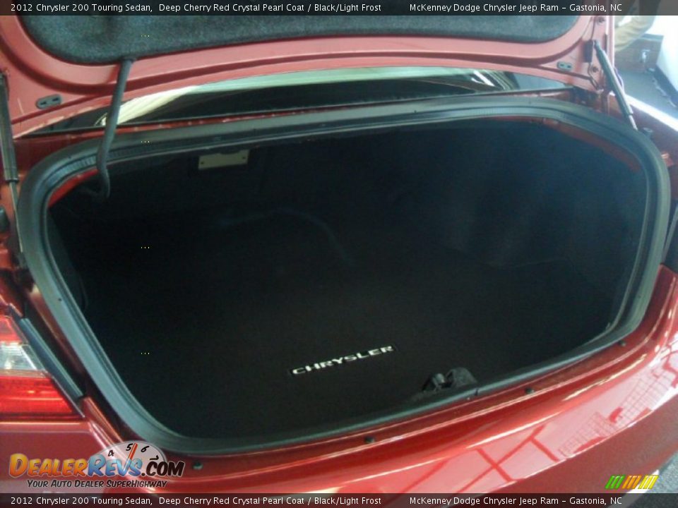 2012 Chrysler 200 Touring Sedan Deep Cherry Red Crystal Pearl Coat / Black/Light Frost Photo #18