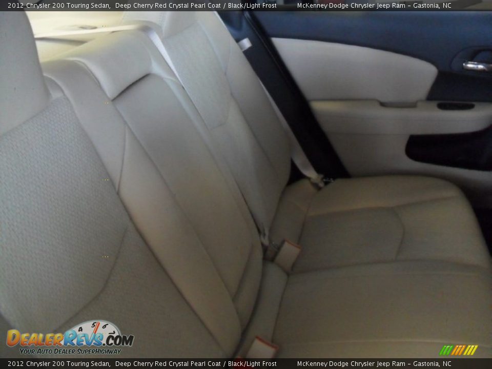 2012 Chrysler 200 Touring Sedan Deep Cherry Red Crystal Pearl Coat / Black/Light Frost Photo #19