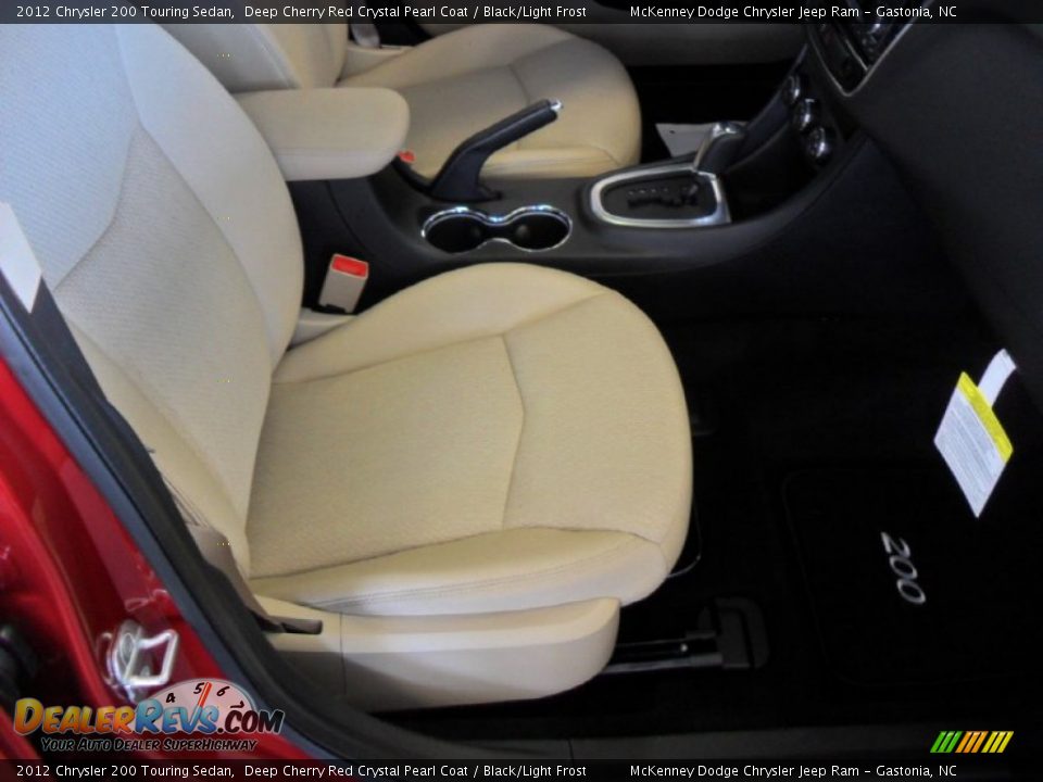 2012 Chrysler 200 Touring Sedan Deep Cherry Red Crystal Pearl Coat / Black/Light Frost Photo #20