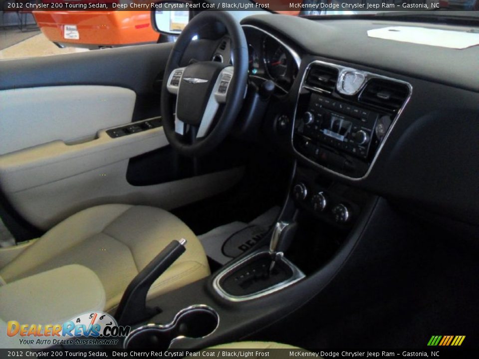 2012 Chrysler 200 Touring Sedan Deep Cherry Red Crystal Pearl Coat / Black/Light Frost Photo #21