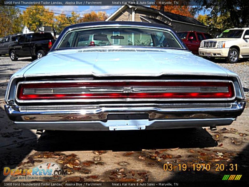 1968 Ford Thunderbird Tudor Landau Alaska Blue / Parchment Photo #5