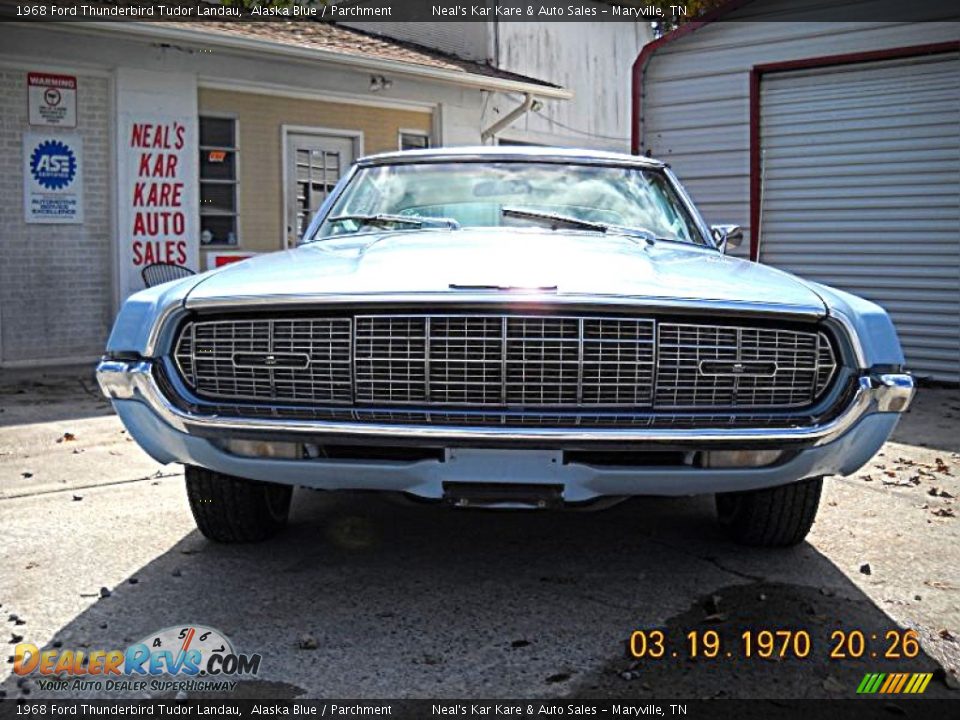 1968 Ford Thunderbird Tudor Landau Alaska Blue / Parchment Photo #9